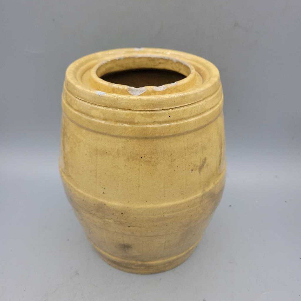 Small Utility Barrel Crock (JAS) Small Utility Barrel Crock (JAS)