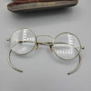 Antique Round Eyeglasses With Case (JAS)