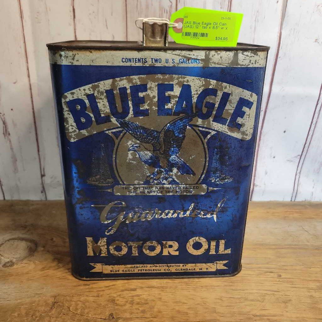 Blue Eagle Oil Can (JAS)