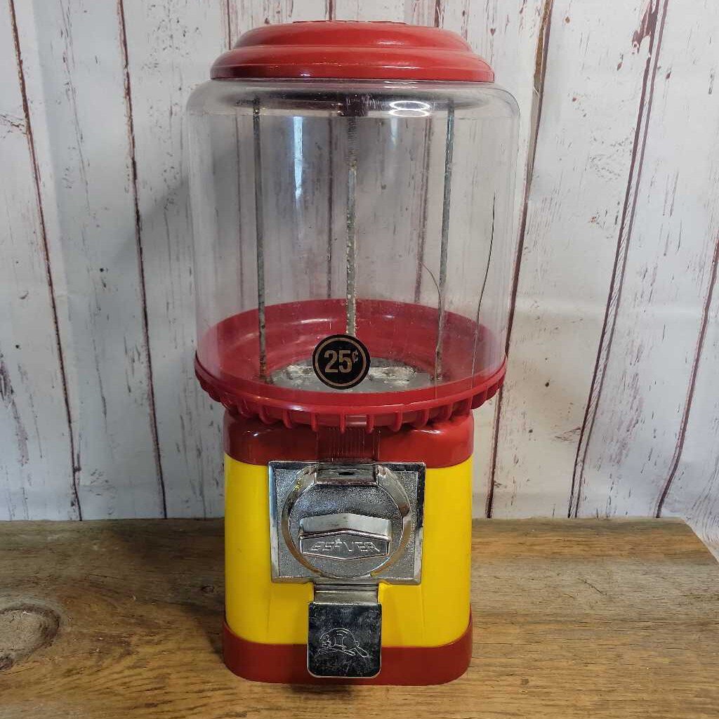 Beaver plastic Gumball Candy Machine No Key (JFH)