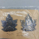 WW1 74 th C.E.F. Toronto Pair Collar Badges (JL)
