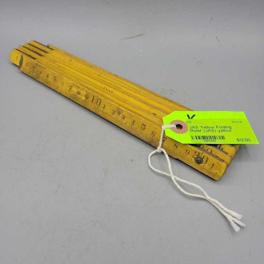 Yellow Folding Ruler (JAS)