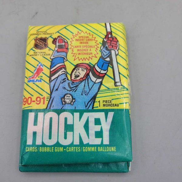 1990 91 Opee Chee Hockey Cards Wax Packs Pair (JAS)