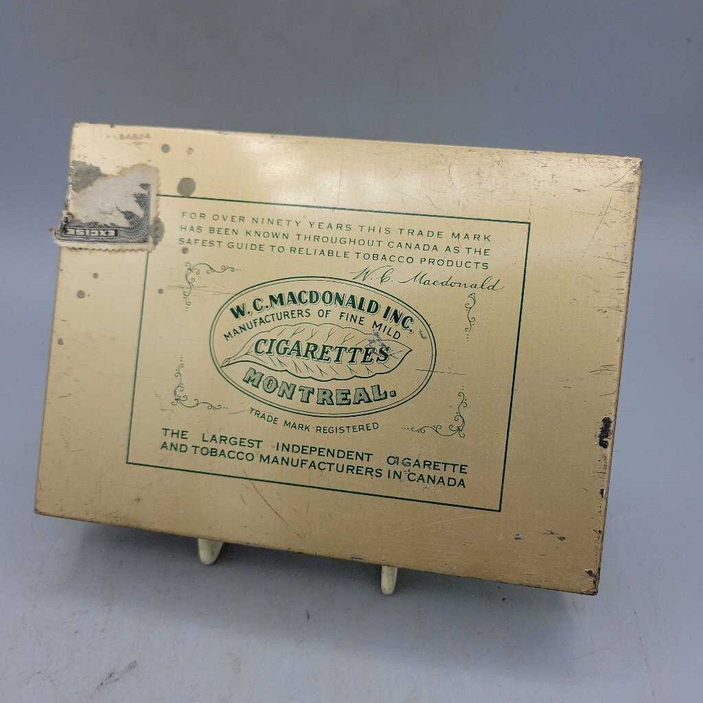 JL Macdonald's Export Cigarette Tin