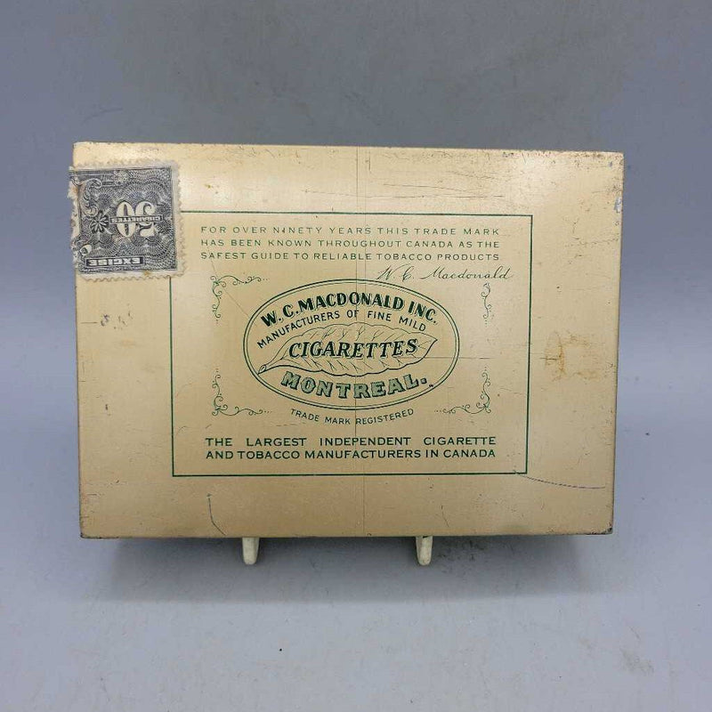 JL Macdonald's Export Cigarette Tin