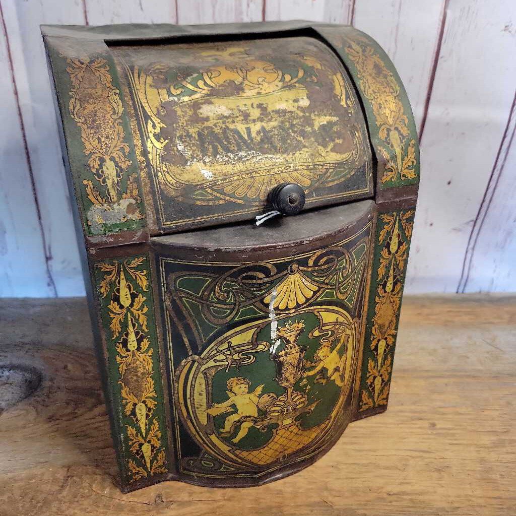 Victorian Tin Store Storage Bin (JEF)