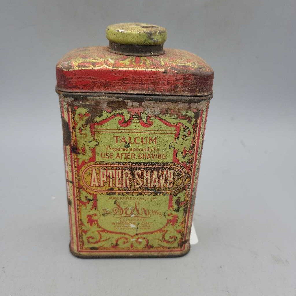 After Shave Talcum Tin Can Windsor On.(Jef)