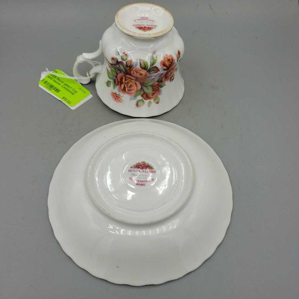 Royal albert Cup and saucer Centennial Rose (DEB)