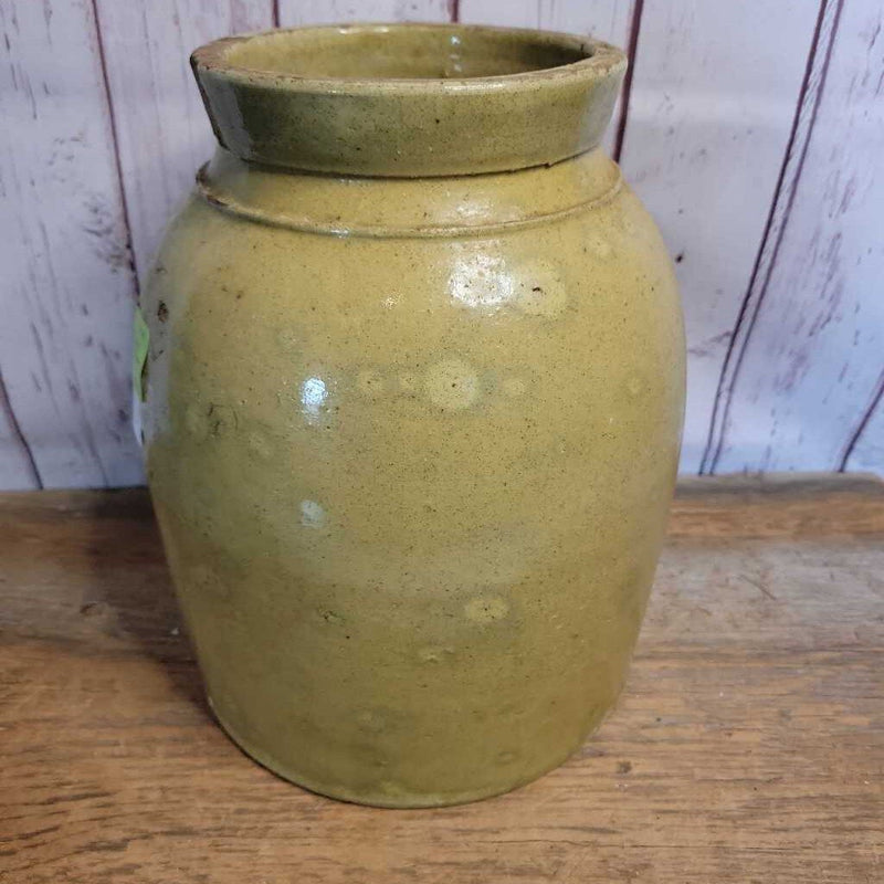 Redware Pottery Crock (DMG) 8772