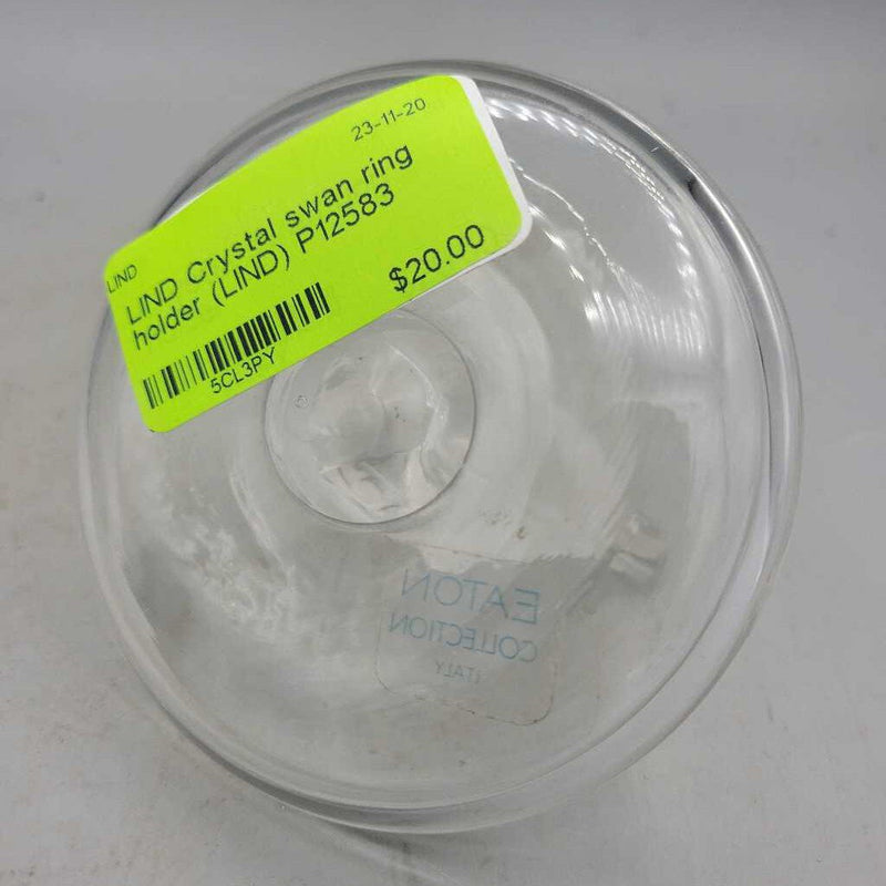 Crystal swan ring holder (LIND) P12583