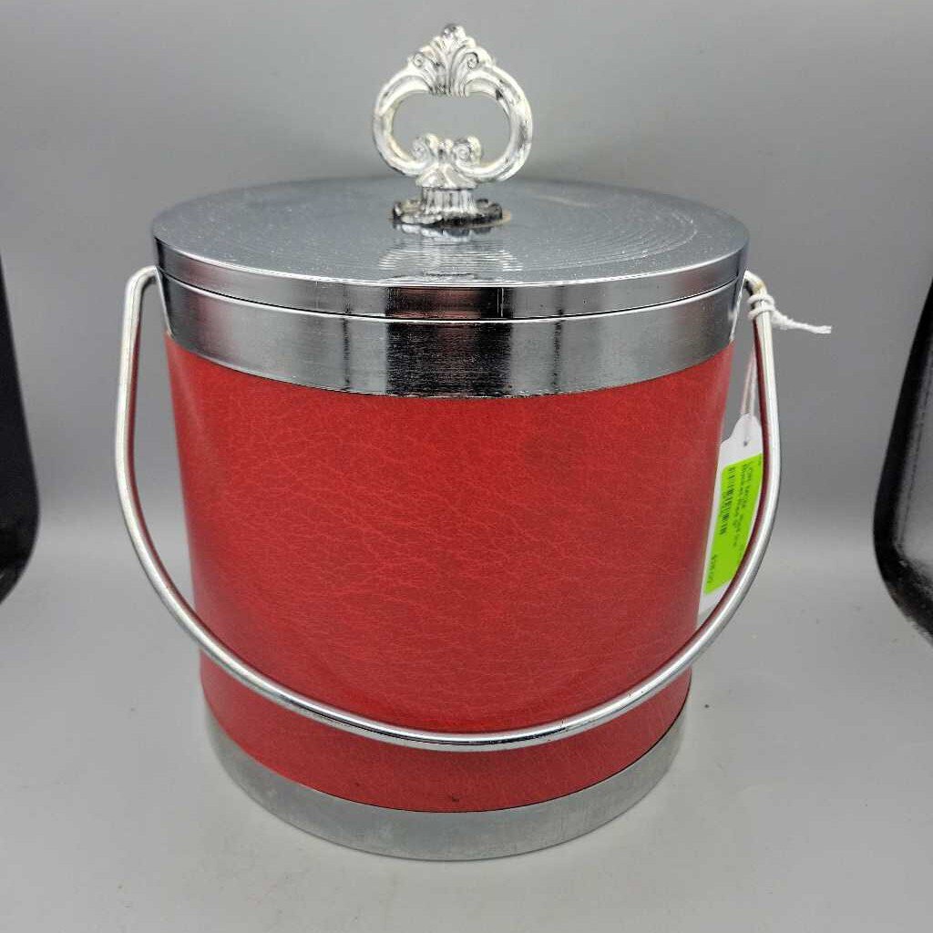 MCM Red Ice Bucket