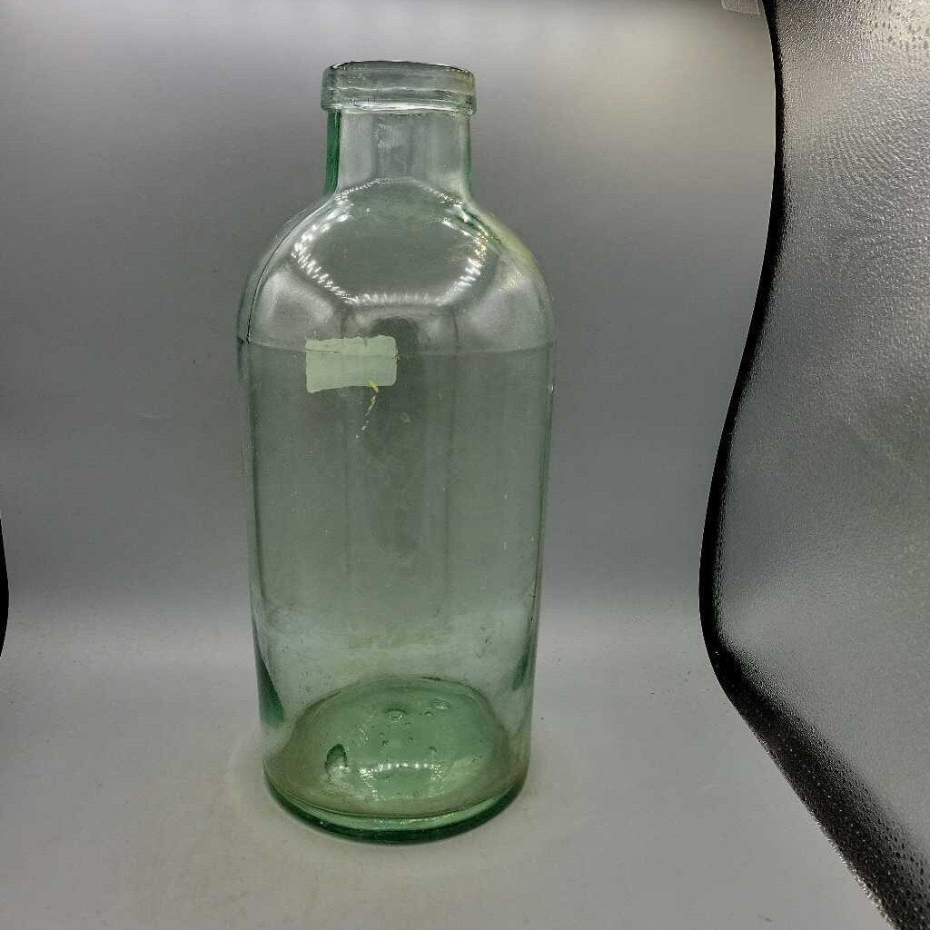 Antique Aqua glass bottle SR