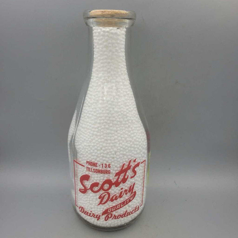 Scott's Dairy Tillsonburg Milk Bottle (Jef)