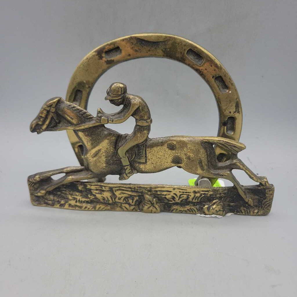 Brass Horse shoe Letter Holder (JL)