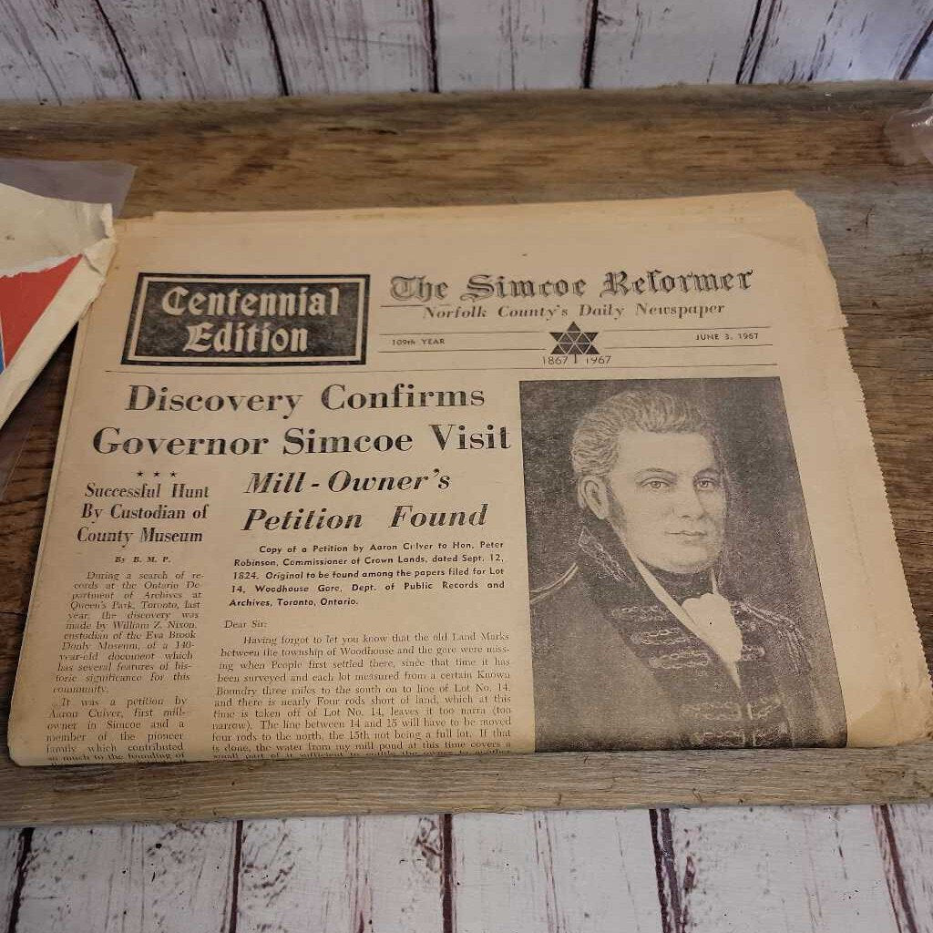 Simcoe Reformer Centennial Edition (JAS)