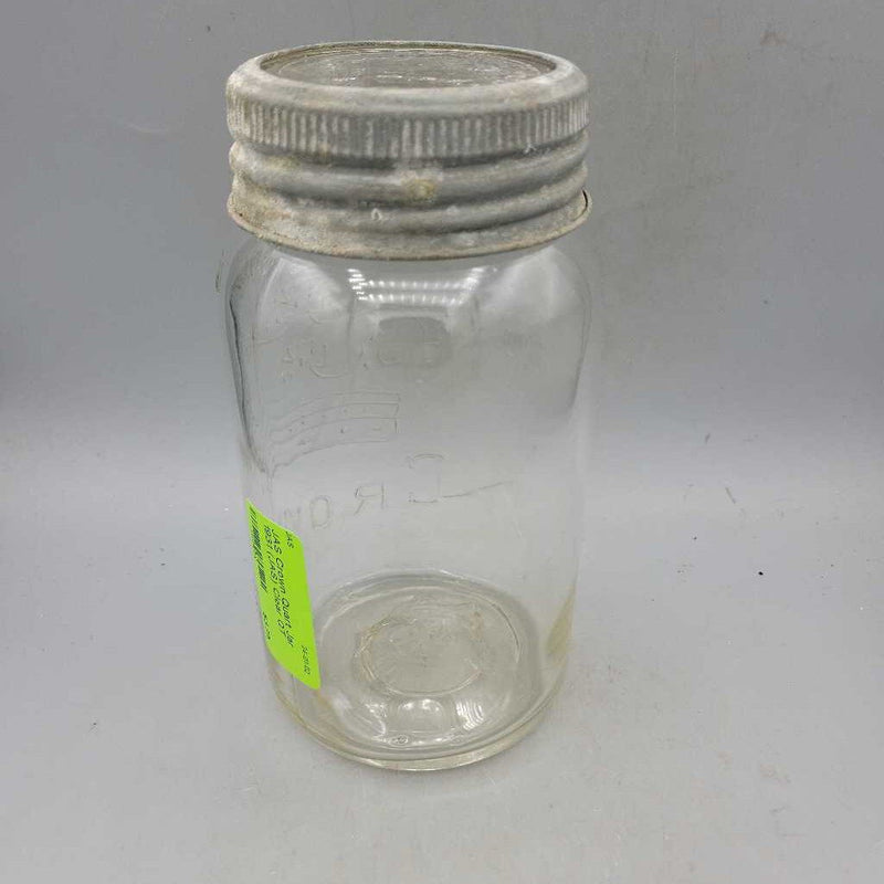 Crown Quart Jar 1931 (JAS)