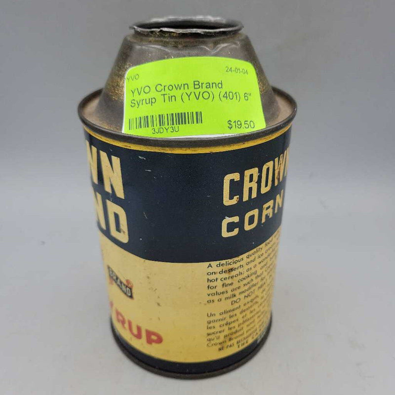 Crown Brand Syrup Tin (YVO) (401)