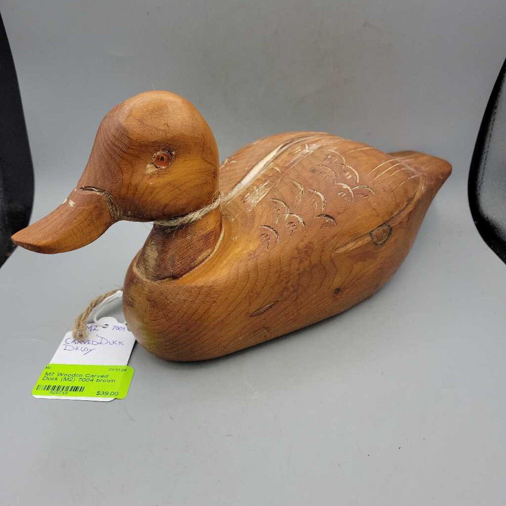 Wooden Carved Duck (M2) 7004