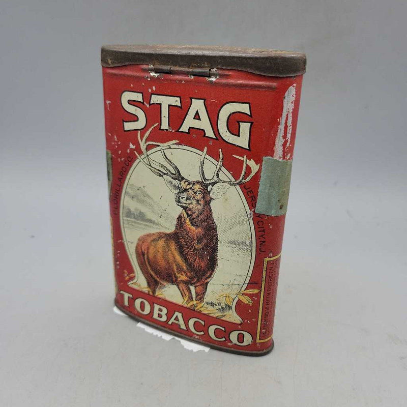 Stag Tobacco Tin Pipe and Cigarettes (Jef)