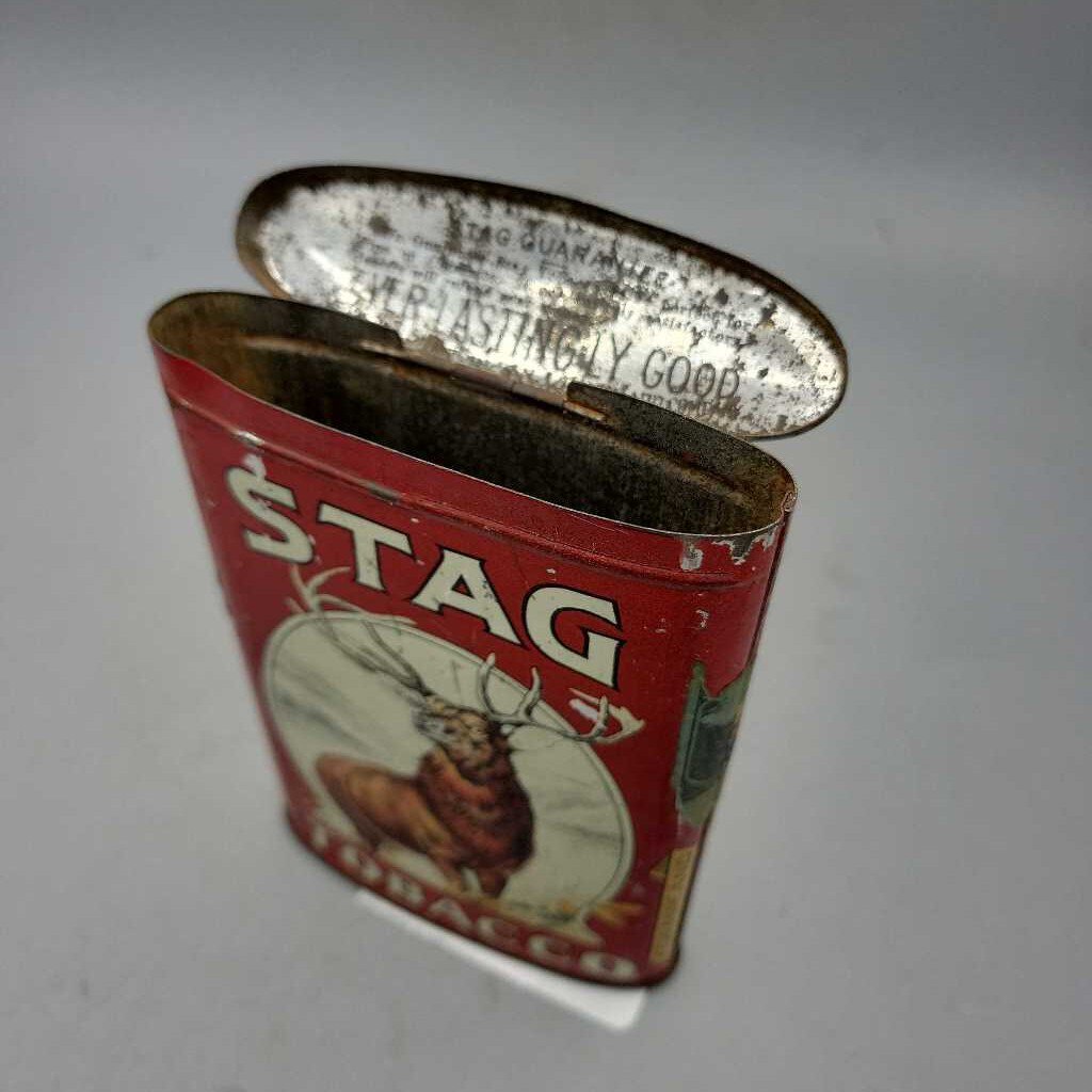 Stag Tobacco Tin Pipe and Cigarettes (Jef)