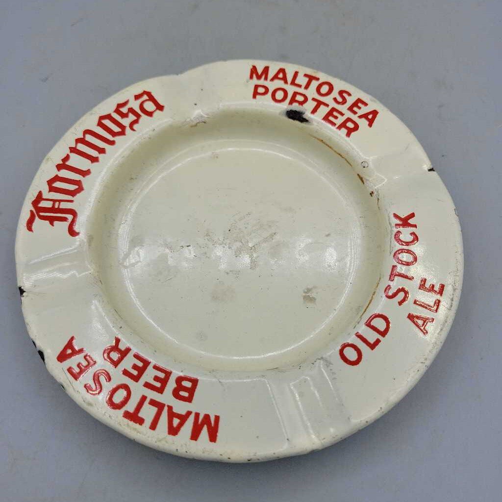 Formosa Maltosea Beer Enamel Ashtray (JEF)