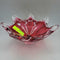 Ruby Glass Fluted Bowl (YVO)(401)