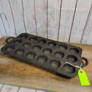 Antique Cast Iron 18 cup pan (COL