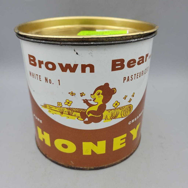 Brown Bear Honey tin Ontario 4 lbs (Jef)
