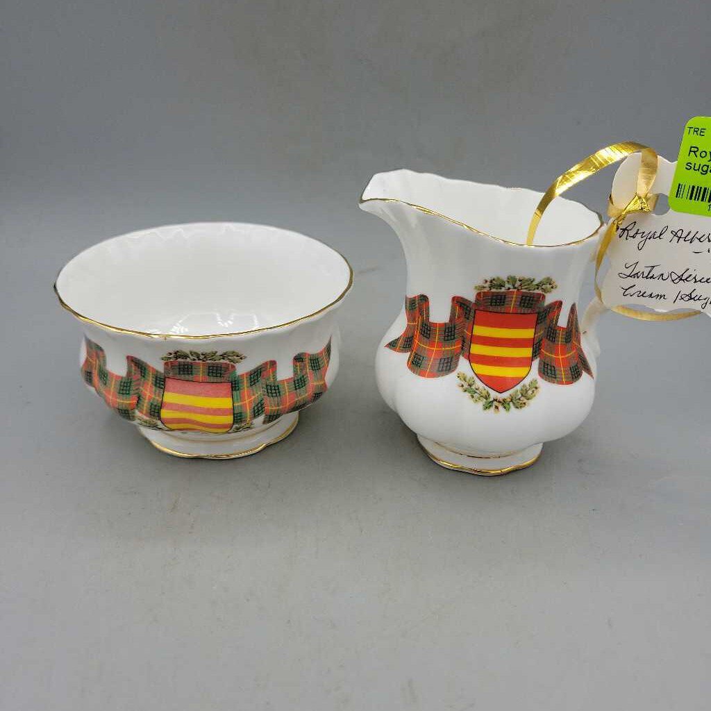 Royal Albert Cream and sugar Cameron (TRE)