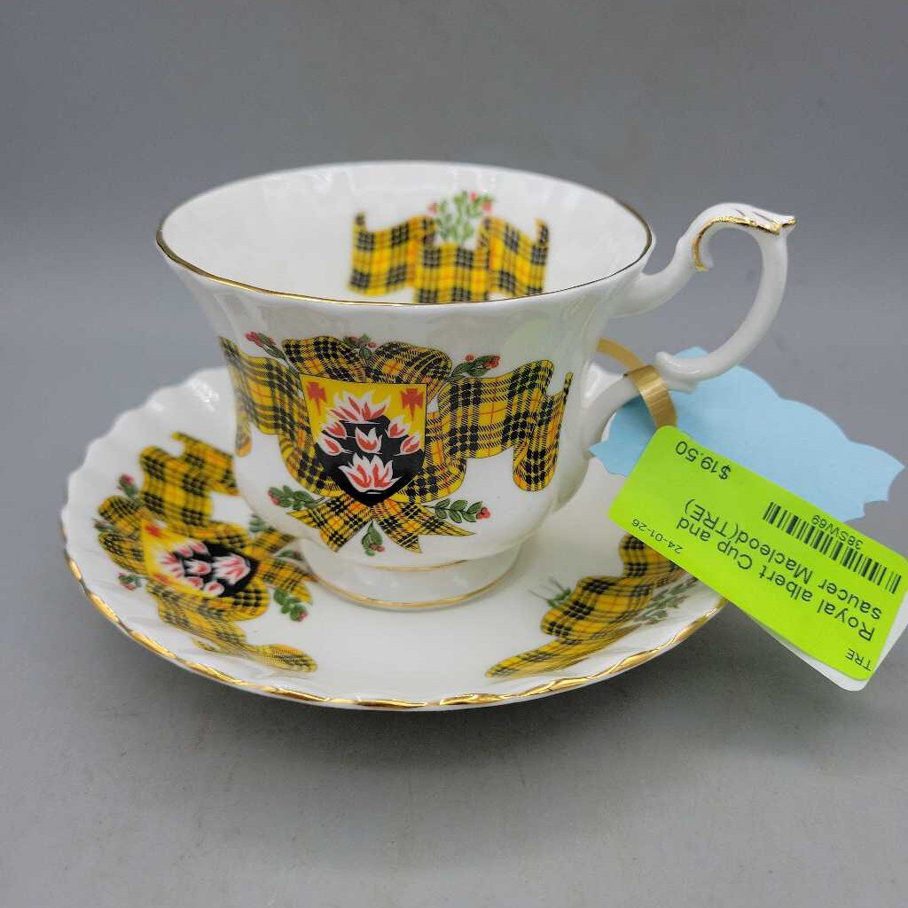 Royal Albert Cup and saucer Macleod(TRE)