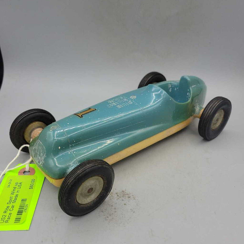 Rite Spot Wind up Race Car Made in USA (US2)