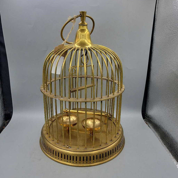 Antique 12" Victorian Era Brass Cage
