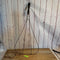 26" Antique Rug Beater w/ Wooden Handle and Looping Metal (02/24)