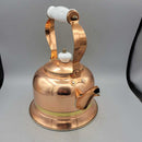 Copper Kettle w/ Ceramic Handle & Knob