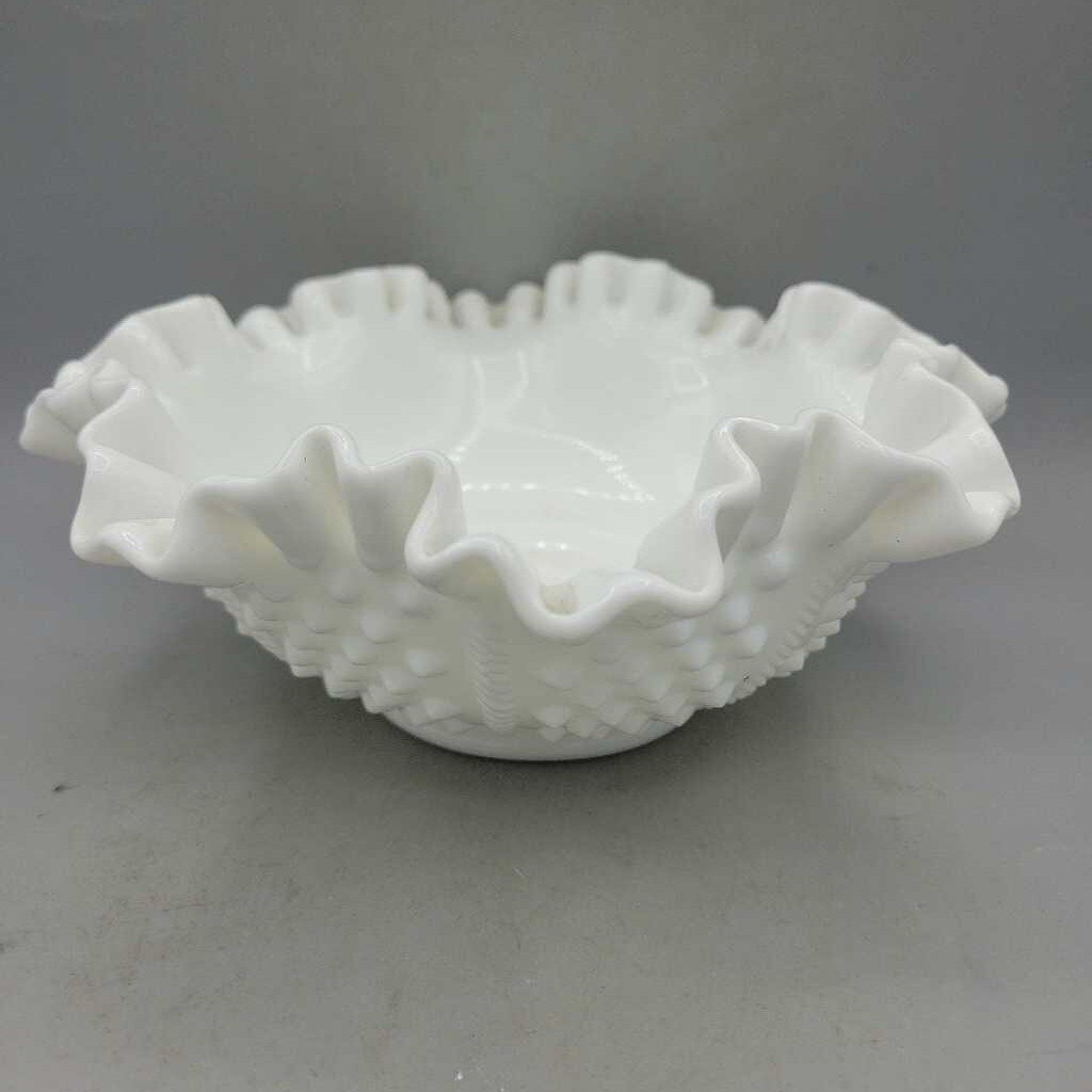 White Milk Glass Fenton Bowl (US2)