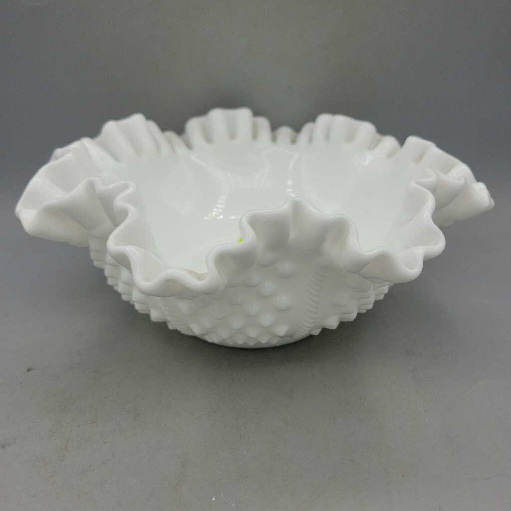 White Milk Glass Fenton Bowl (US2)