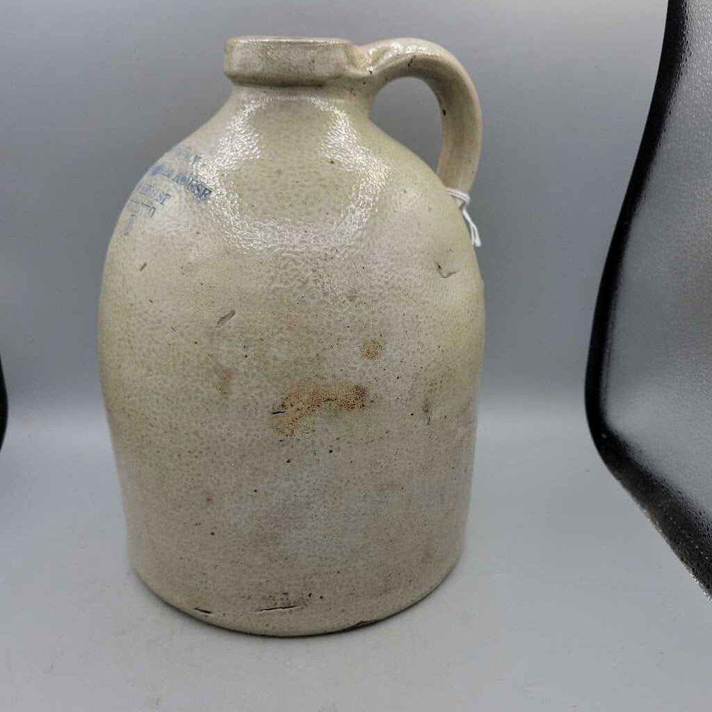 Toronto Stoneware jug W Monahan (JEF)