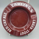 Carling's Red Cap Ale Enamel Ashtray (JEF)