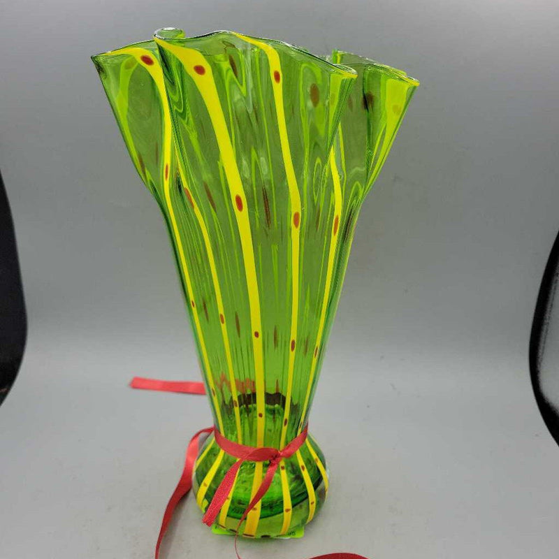 Vintage Murano Art Glass Vase (M2) 6055