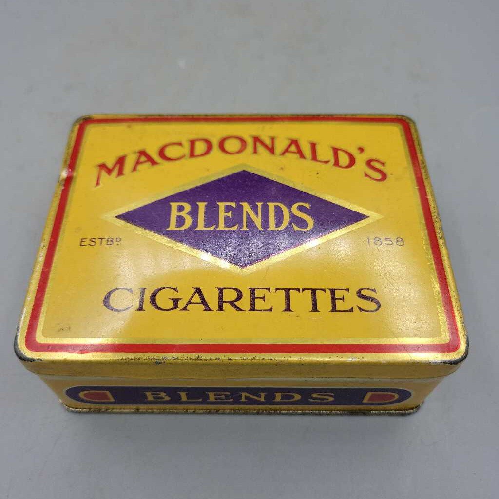 Macdonald's Cigarettes tin tobacco (JAS)