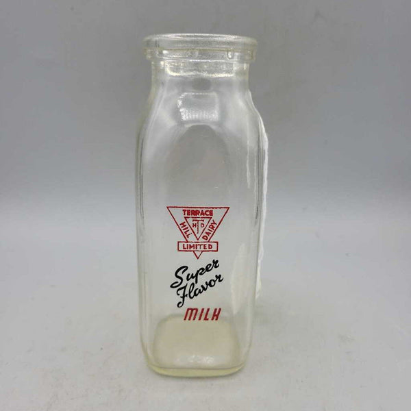 Terrace Hill Dairy Milk Bottle 1/2 pint (DEB)