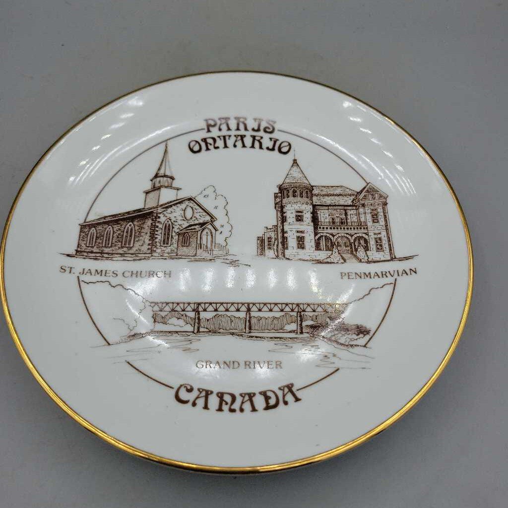 Paris Ontario Small Souvenir plate (JAS)