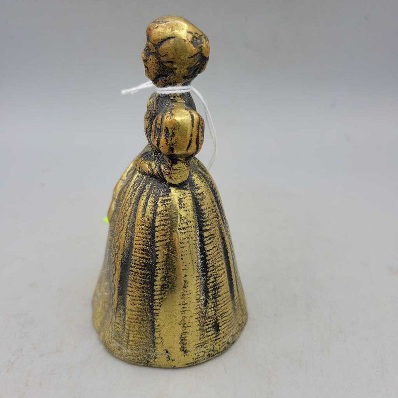 Brass Bell Victorian Lady in Dress (BS)