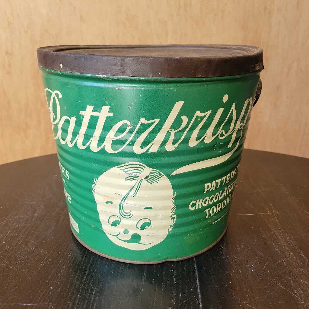 Patterkrisp Tin pail Patterson's candy Toronto (US2)