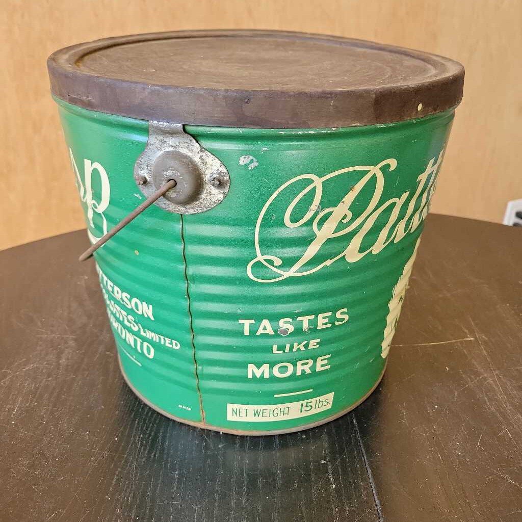 Patterkrisp Tin pail Patterson's candy Toronto (US2)