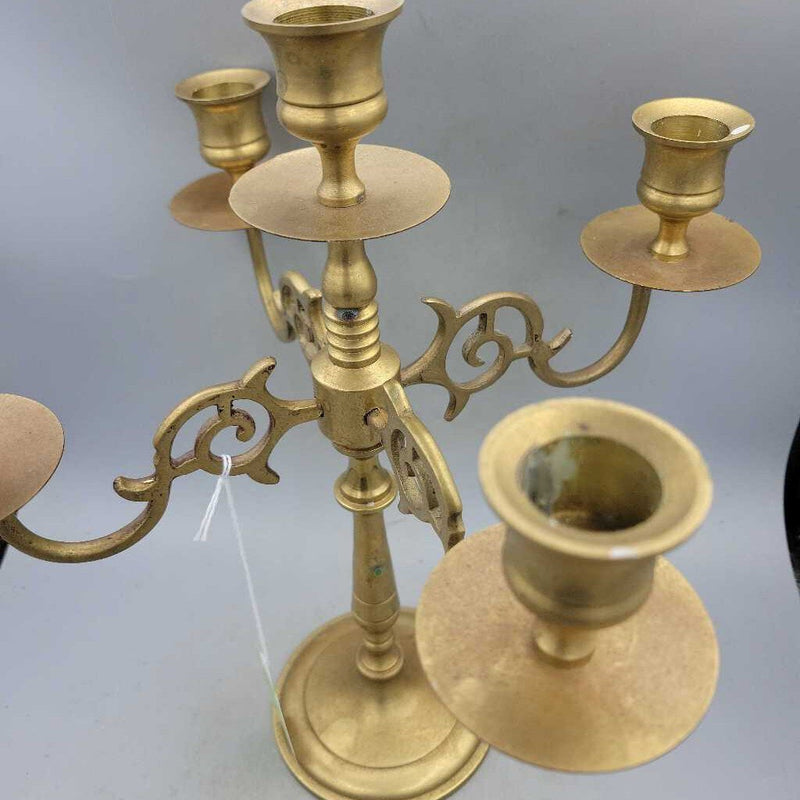 Brass 5 Candle holders (BS)