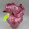 Fenton Cranberry Glass vase (LOR) 1034