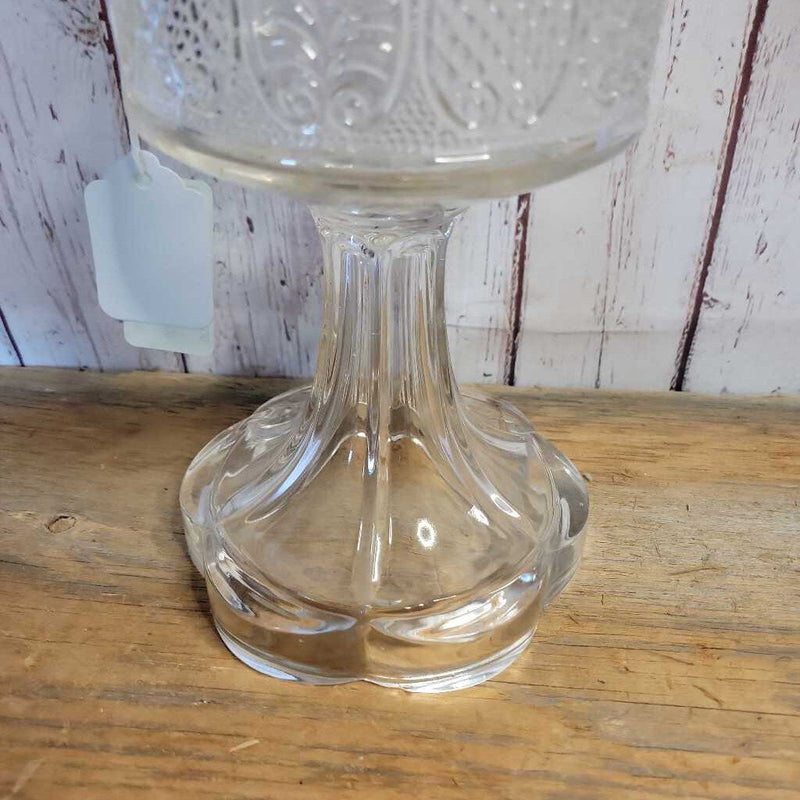 Antique Pressed Glass Oil Lamp (SC) 1207