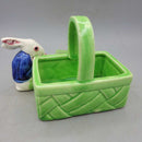 Vintage Rabbit Japan made Basket (JH49)