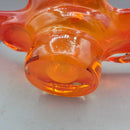 Chalet Art Glass Dish With Label (DEB)